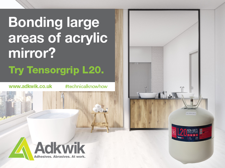 How to bond Acrylic Mirror Successfully - Adkwik - Adhesives